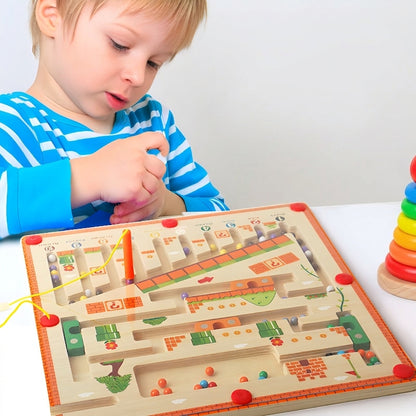 Mushroom House Maze Ball Toy.