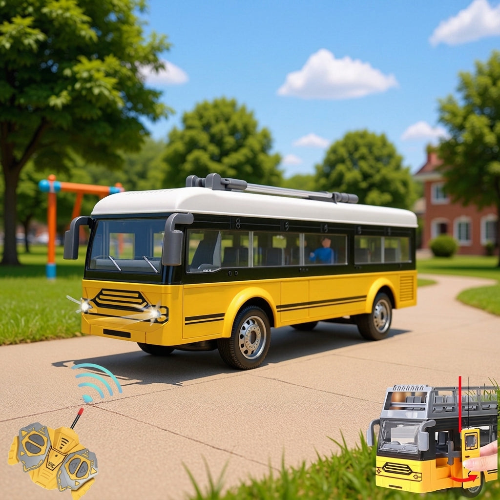 RC Double-Decker Bus Toy.