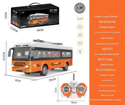 RC Double-Decker Bus Toy.