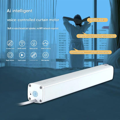 Smart Electric Curtain Track – Voice Control.
