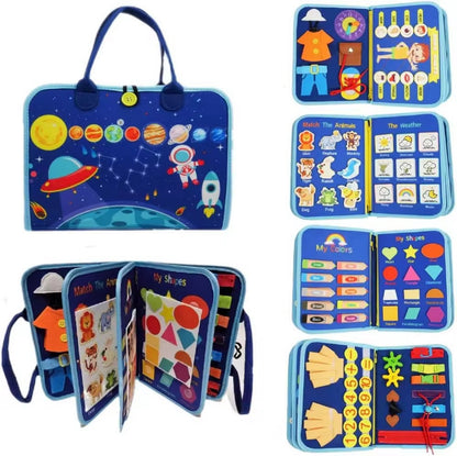 Amazon Felt Learning Board Hands-on Dressing Early Education Board Felt Busy Board Children's Educational Toys Learning Board