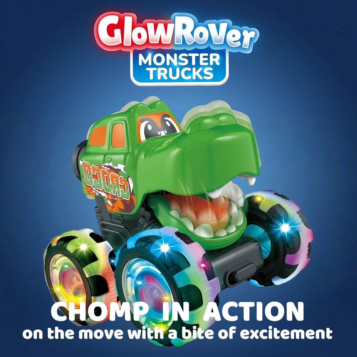 Amazon's Best-Selling Press-To-Light Toy Car Monster Big Bike Inertia Scooter Wheel Light Children's Gift