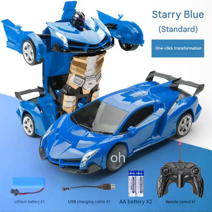 RC Transforming Robot Police Car.