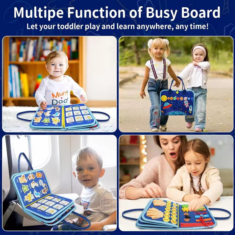 Amazon Felt Learning Board Hands-on Dressing Early Education Board Felt Busy Board Children's Educational Toys Learning Board