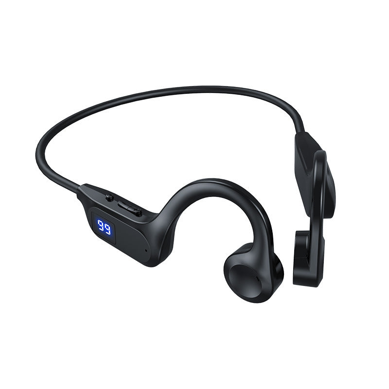 2026 New Model X7 Bone Conduction Air Conduction Wireless Bluetooth Headphones With Sports Digital Display, Card Slot, Bluetooth Music, Dual Mode