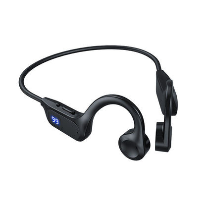 2026 New Model X7 Bone Conduction Air Conduction Wireless Bluetooth Headphones With Sports Digital Display, Card Slot, Bluetooth Music, Dual Mode