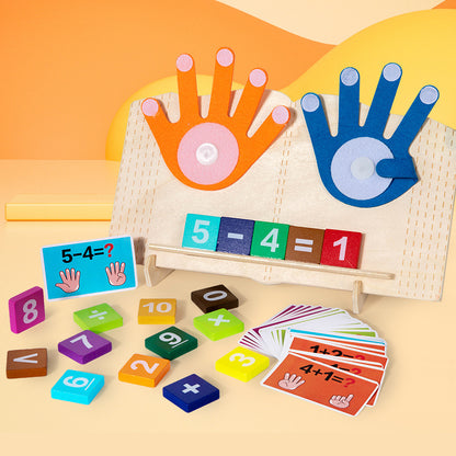 Children's Early Education Digital Teaching Aids Kindergarten Learning Addition And Subtraction Number Finger Mathematics Cognitive Arithmetic Educational Toys