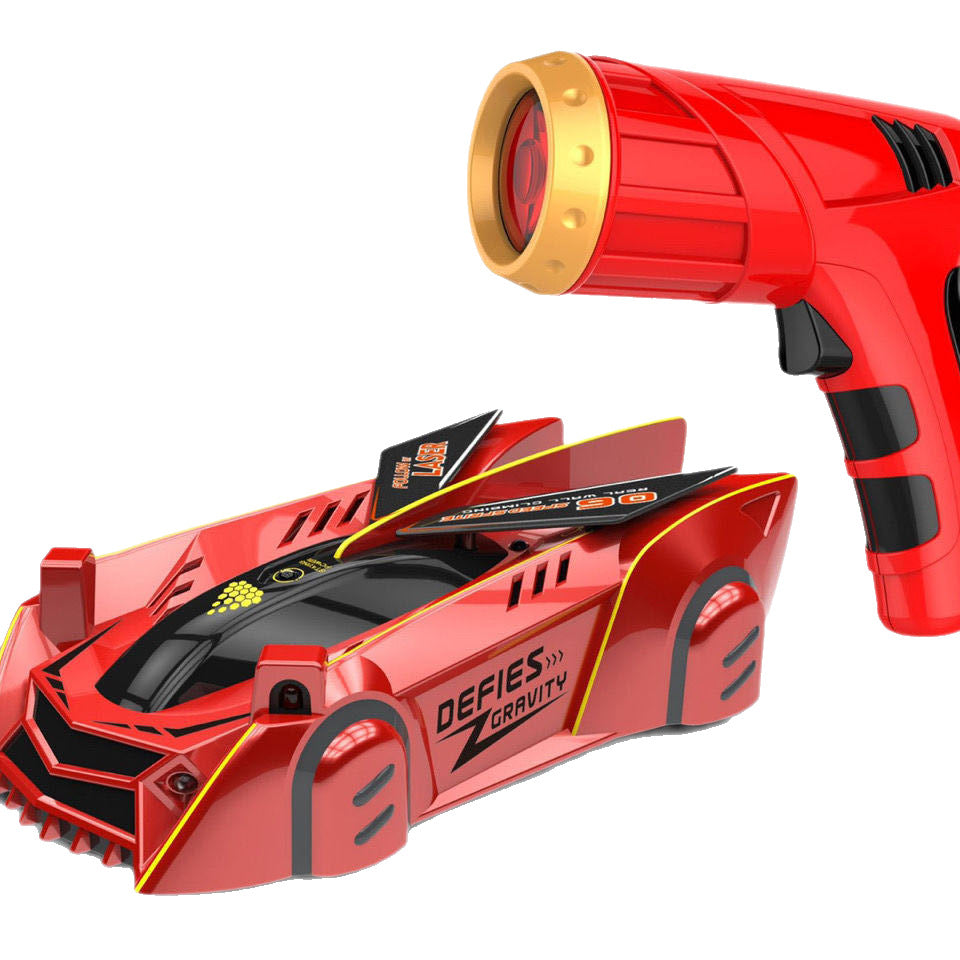 Cross-border Dedicated To Infrared Induction Light-chasing Wall-climbing Car Remote Control Stunt Twist Car Children's Toys Remote Control Car Wholesale