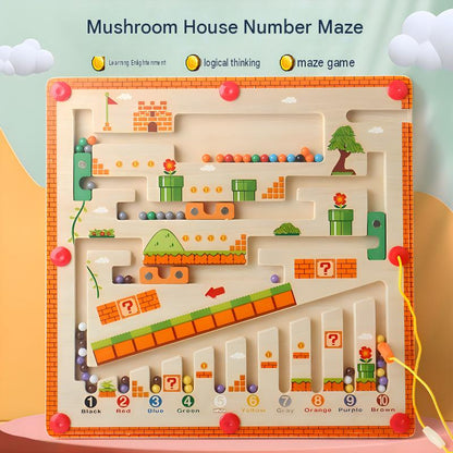 Mushroom House Maze Ball Toy.