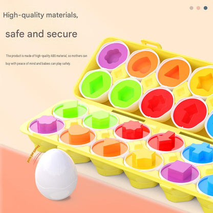 Matching Eggs Shape Recognition Toy.
