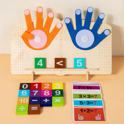 Children's Early Education Digital Teaching Aids Kindergarten Learning Addition And Subtraction Number Finger Mathematics Cognitive Arithmetic Educational Toys