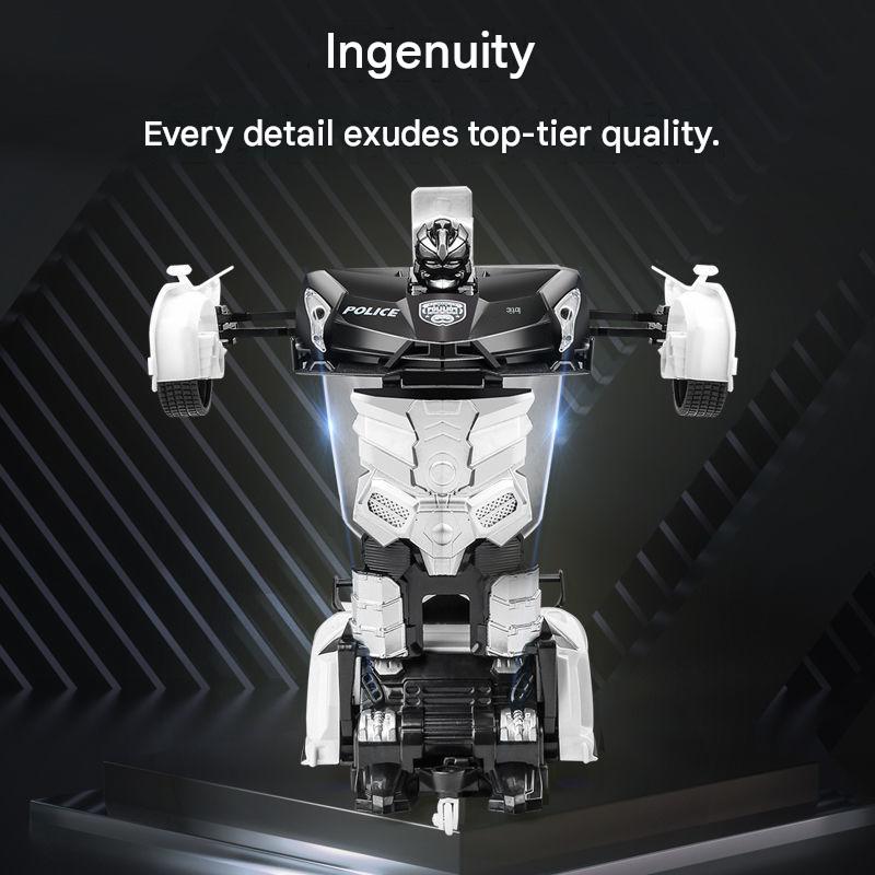RC Transforming Robot Police Car.
