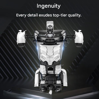 RC Transforming Robot Police Car.
