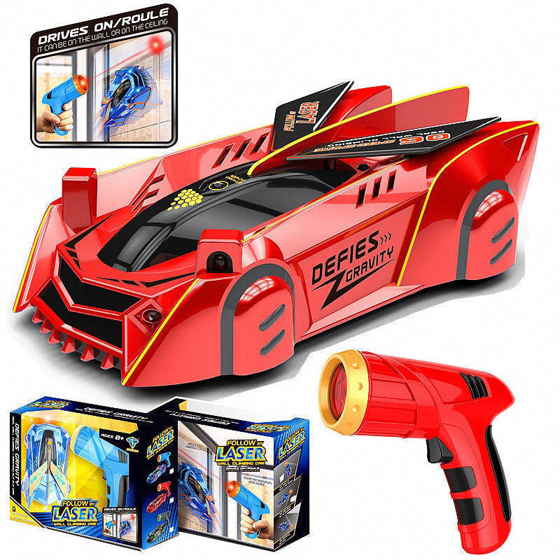 Cross-border Dedicated To Infrared Induction Light-chasing Wall-climbing Car Remote Control Stunt Twist Car Children's Toys Remote Control Car Wholesale