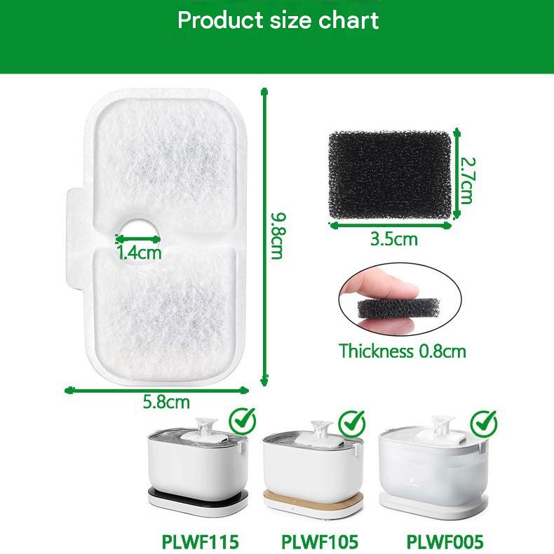 Petlibro Pet Water Dispenser Replacement Filter.