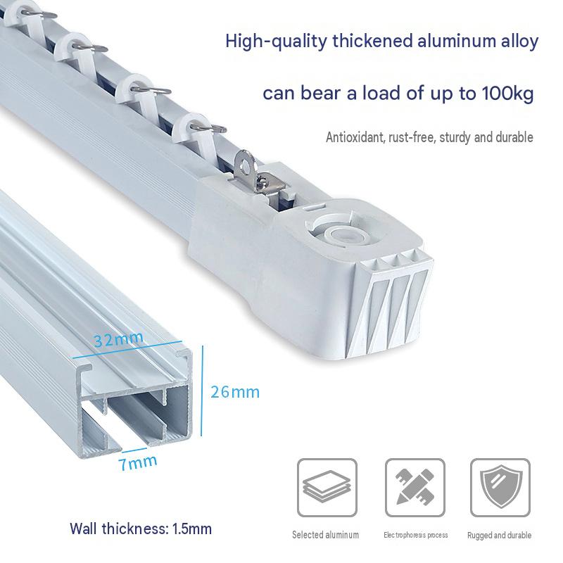 Smart Electric Curtain Track – Voice Control.