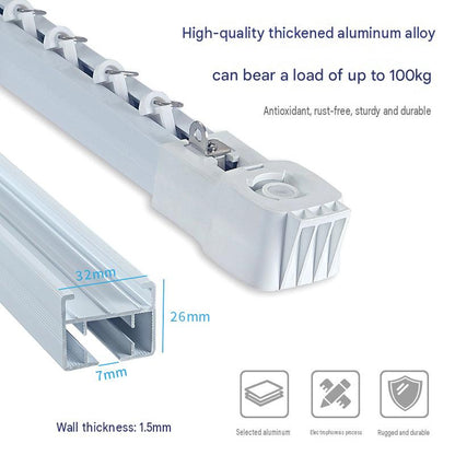 Smart Electric Curtain Track – Voice Control.