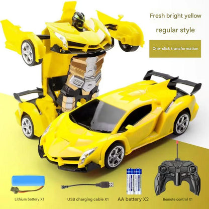 RC Transforming Robot Police Car.