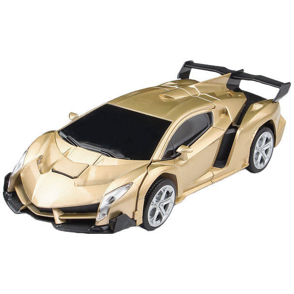 Remote Control Transforming Car Charging Racing Car King Kong Robot Baby Boy And Girl Kidsren's Police Car Toy Gift