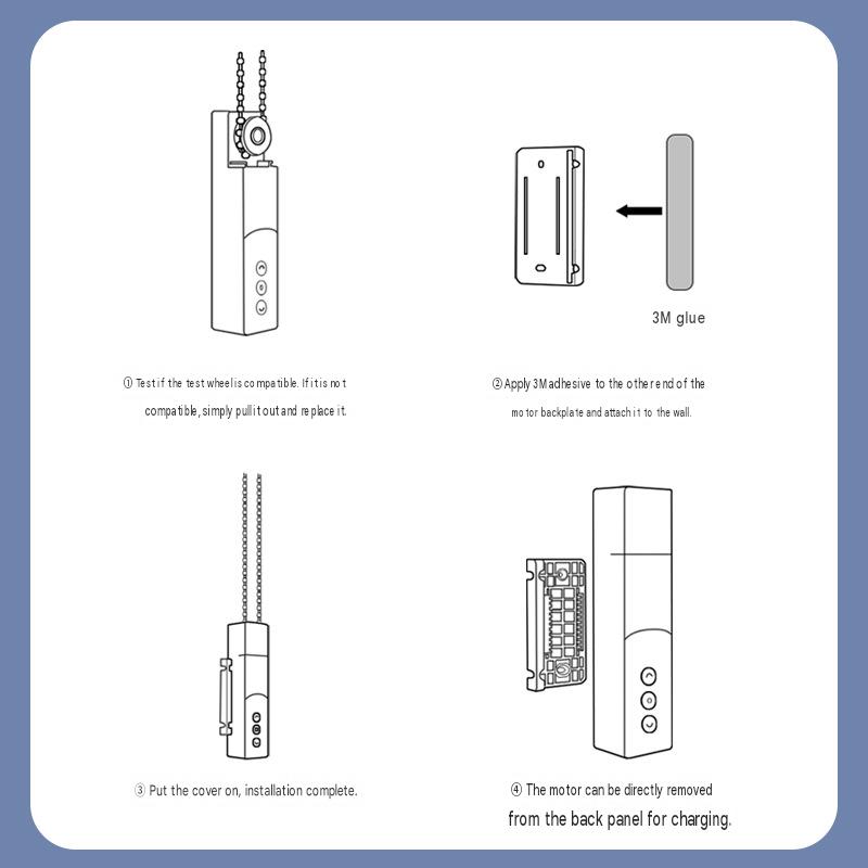 Smart Curtain Motor – Matter WiFi.