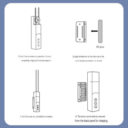 Smart Curtain Motor – Matter WiFi.