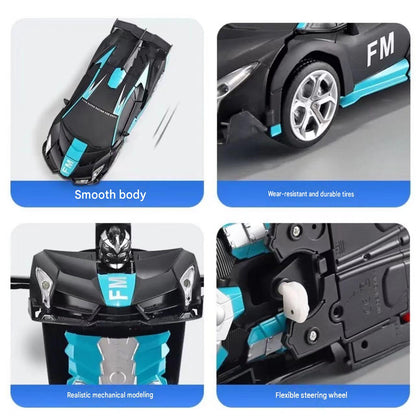 RC Transforming Robot Police Car.