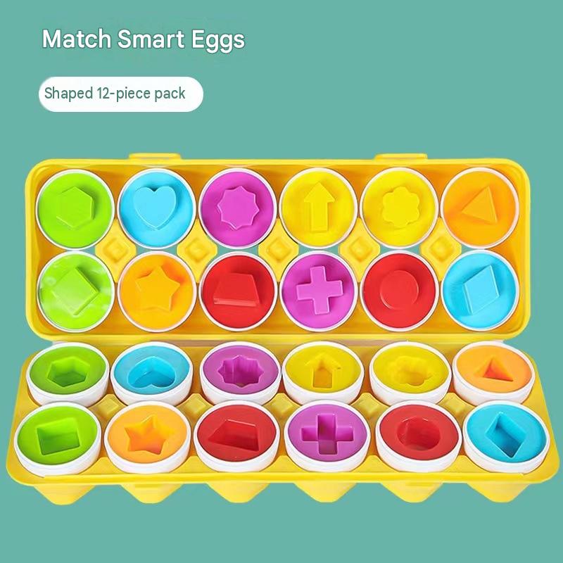 Matching Eggs Shape Recognition Toy.