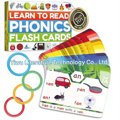 Colour-Coded Phonics Flash Cards.